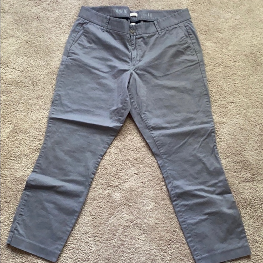 EUC J Crew grey Frankie chino pant